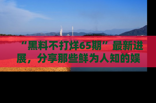 “黑料不打烊65期”最新进展,分享那些鲜为人知的娱乐八卦