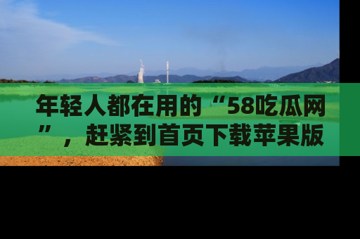 年轻人都在用的“58吃瓜网”,赶紧到首页下载苹果版吧!