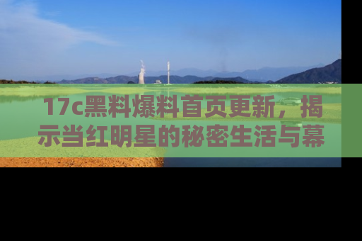 17c黑料爆料首页更新,揭示当红明星的秘密生活与幕后故事