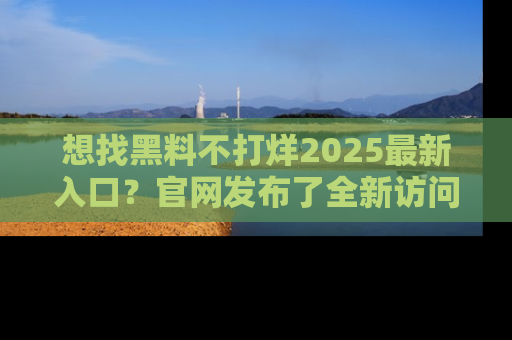 想找黑料不打烊2025最新入口？官网发布了全新访问指南！