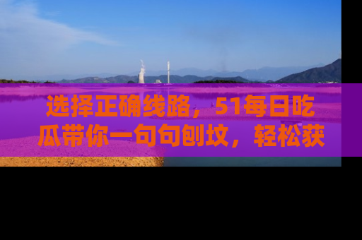 选择正确线路，51每日吃瓜带你一句句刨坟，轻松获取娱乐新资讯